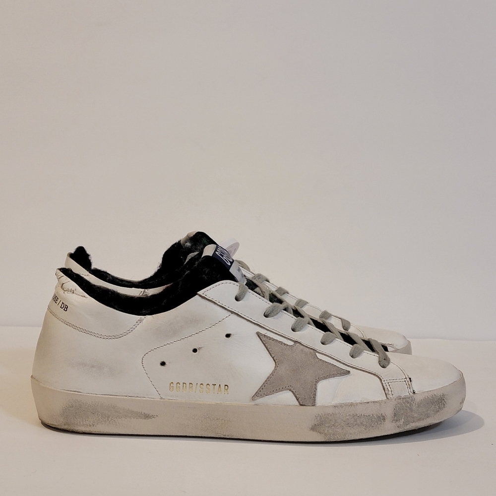Golden Goose Sneakers womens or mens size 40 Superstar white wool liner thermal - Picture 5 of 15